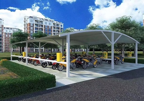 小區(qū)膜結(jié)構(gòu)電動(dòng)車(chē)充電樁雨棚
